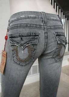 NWT True Religion WMS Julie stud jeans Ashbury  