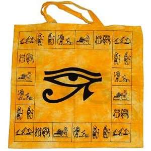    Egyptain Eye Cotton Tote Bag Made in India 