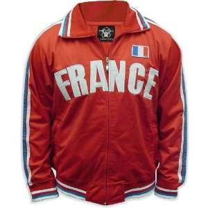   Cup Track Jackets    France Soccer Jacket (Red)