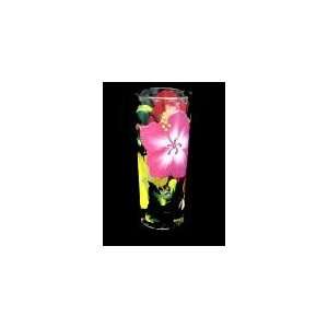  Hibiscus Design   Collectible Shooter Glass   1.5 oz 