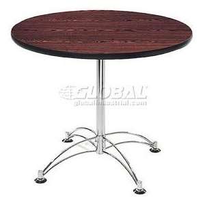  36 Lunchroom Table Round Mahogany 