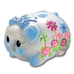  Musical Piggy Saving Bank MEDIUM size *NEW* (BLUE): Baby