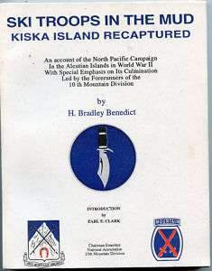 Ski Troops In Mud Kiska Island WW2  North Pacific  Sgd  