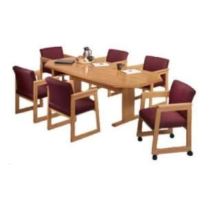  Solid Wood Trestle Base Octagonal Table (120Lx46W 