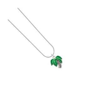  Large Palm Tree Snake Chain Charm Necklace [Jewelry 