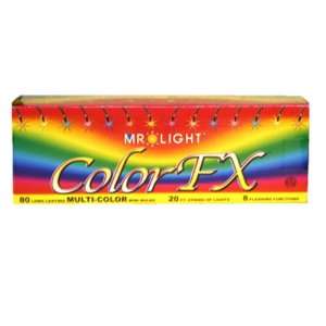   Color FX Plug in String Lights, ETL Listed