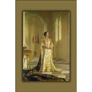   Queen Mother, by Sir Gerald Kelly   24x36 Poster 