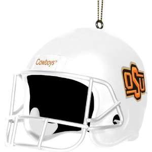  Oklahoma State Cowboys 3 Helmet Ornament: Sports 