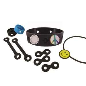  Barnacles Accessories Set, w/ Large Black Bracelet 