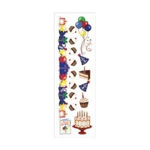  Royal Brush EZ Rub On Transfers 2.75x9.25 Sheet Birthday 