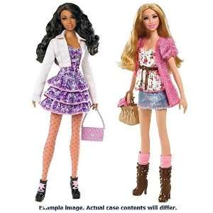  Barbie Stardoll Pink Assortment Case: Toys & Games