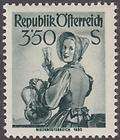 Austria #552 MNH 3.50s Costume 1951 cv $26