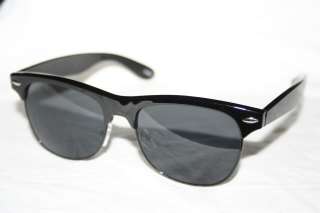 Wayfarer Soho Sunglasses black on black Frame Vintage Shades 