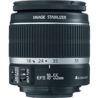   EF S 18 55mm f/3.5 5.6 IS Autofocus Lens, NEW 410100268833  