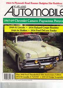 Collectible Automobile Magazine, Oct, 1990  