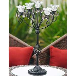  Battery Operated 5 Flame Indoor Outdoor Candelabra Sports 