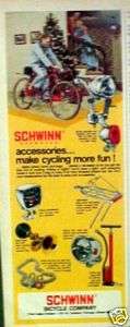 10 Speed Schwinn Accessories Bicycle~1974~Bike Horn AD  