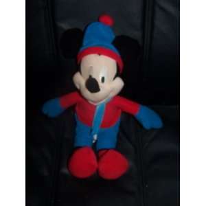  Disney Winter Mickey Mouse Plush 14 