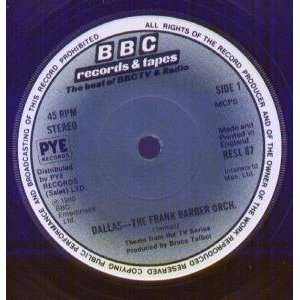   DALLAS 7 INCH (7 VINYL 45) UK BBC 1980 FRANK BARBER ORCHESTRA Music