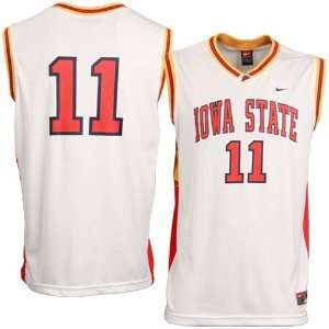   Cyclones #11 Youth White Replica Basketball Jersey: Sports & Outdoors