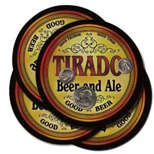  TIRADO Family Name Brand Beer & Ale Coasters Everything 