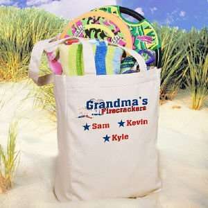  Firecrackers Personalized Canvas Tote Bag: Everything Else