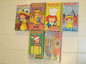 MADELINE Lot 6 VHS~Bad Hat/Toy Story/New York/Cooking School/Christmas 