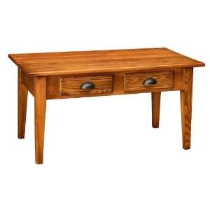   : Bin Pull Two Drawer Coffee Table by Leick Furniture: Home & Kitchen