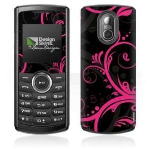  Design Skins for Samsung E2121   Black Curls Design Folie 