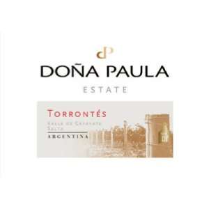  2010 Dona Paula Torrontes 750ml Grocery & Gourmet Food