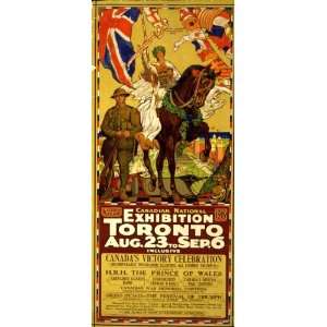  1919 Poster Canadian National Exhibition, Toronto