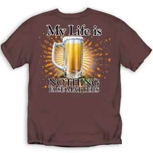  My Life is,Beer T Shirt: Sports & Outdoors