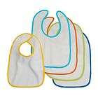 IKEA LOTS OF KLADD BABY BIBS, ASSORTED COLOURS (5PC) CUTE AND WIPE 