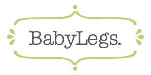 NEW! BABY LEGS BABYLEGS LEG WARMERS   BLUE HERRINGBONE  