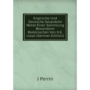   Redensarten Von H.E. Lloyd (German Edition) J Perrin Books