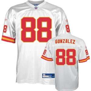  Tony Gonzalez White Reebok Authentic Kansas City Chiefs 