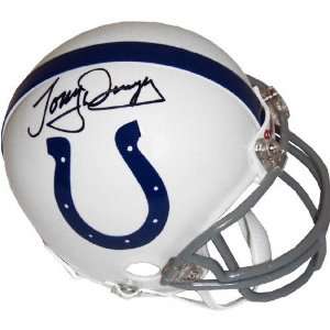 Tony Dungy Indianapolis Colts Autographed Mini Helmet:  