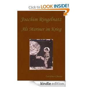 Als Mariner im Krieg (German Edition) Joachim Ringelnatz  