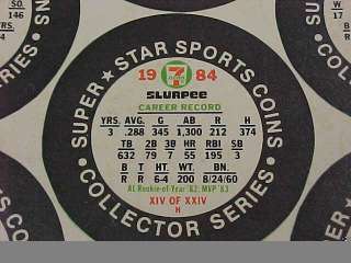 Seven Eleven 7 11 Slurpee Cup Coin Disc UNCUT Sheet  