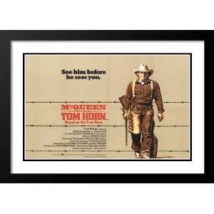 Tom Horn 32x45 Framed and Double Matted Movie Poster   Style C   1980