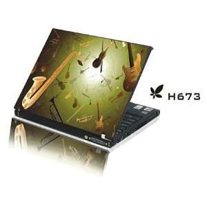  15.4 Laptop Notebook Skins Sticker Cover H673 Musical 