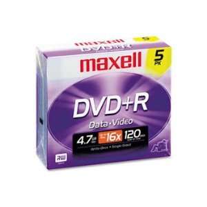  Maxell® DVD+R High Speed Recordable Disc DISC,DVD+R,4.7GB 