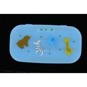   Friends Design Set on Blue Japanese Bento Lunch Box: Toys & Games