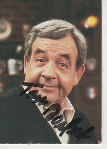 TOM BOSLEY SIGNED 1998 DUOCARDS #4   HAPPY DAYS  