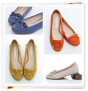   Casual Walking Ballet Flats Ballerinas Shoes Loafers 4 Colours  