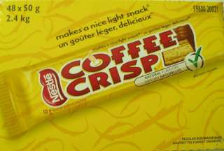 Nestle COFFEE CRISP Full Size Chocolate Bars BOX of 48  