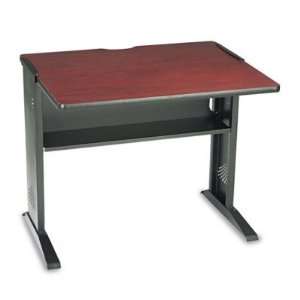  Computer Desk With Reversible Mahogany/Medium Oak Top   35 