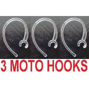 EAR Clip Hooks (Crystal) RETAIL PACKAGE For: Motorola Hk 200, 201, 202 