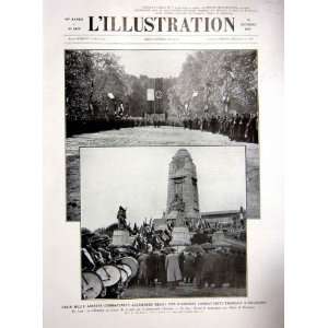  Besancon German Soldiers Monument French Print 1937: Home 
