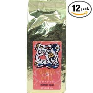 Sleepless In Seattle Coffee Southern Pecan, 2 Ounce Bags (Pack of 12 